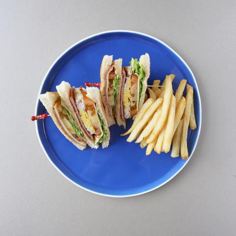 Club Sandwiches with Fries