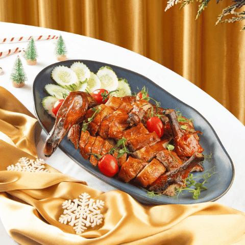 Truffle-Scented Angelica Duck with Plum Sauce