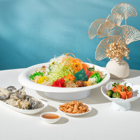 Duo Fish Yu Sheng with Yuzu Sauce